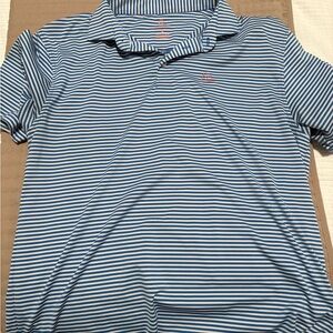 Rhoback Sky Blue and White Polo